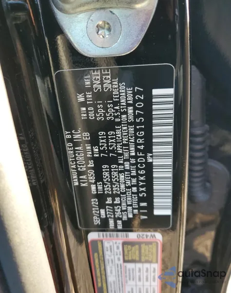 2024 Kia Sportage X Line from USA, damaged, VIN 5XYK6CDF4RG157027